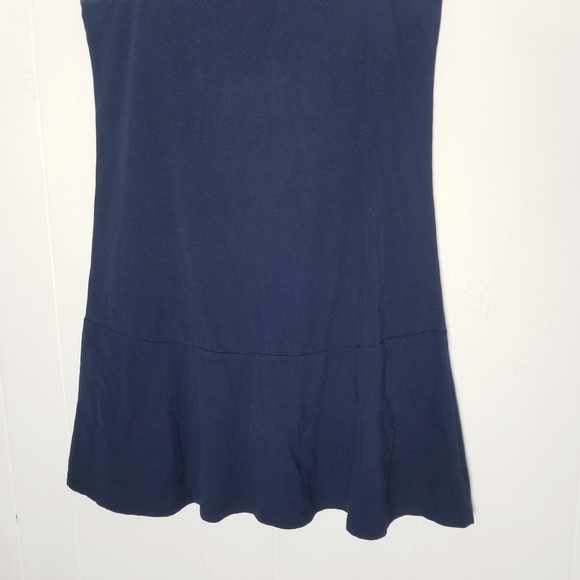Loft Lace Detail Sleeveless Flounce Hem Dress Women Size Small - Picture 13 of 16